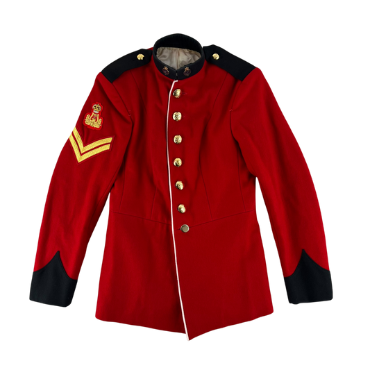 British Army Red Tunic Jacket - Queen's Division Minden Band - Small