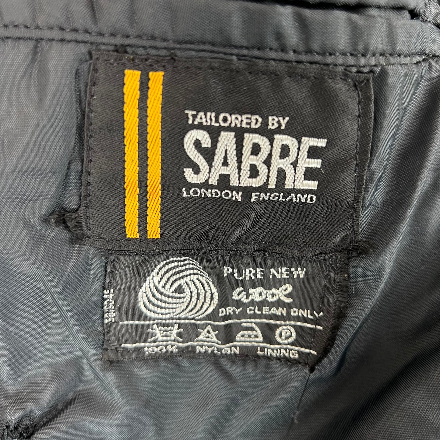 British Merchant Navy Black Dress Blazer Jacket - Medium