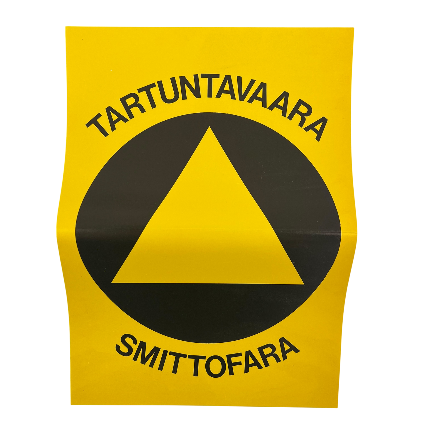 Finnish Army M64/65 Warning Sign - "Risk of Infection"