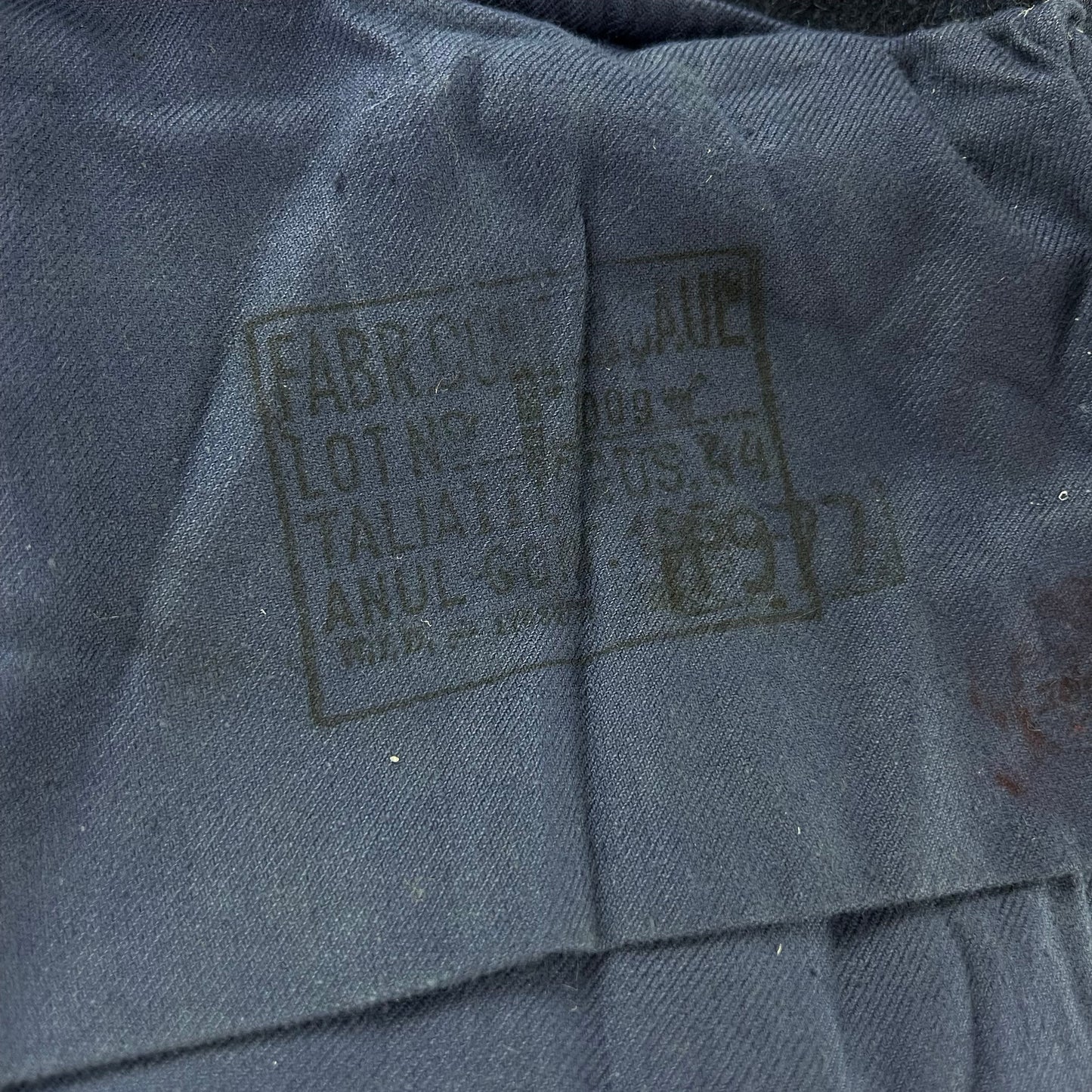 Romanian People's Navy 70s Blue Wool Greatcoat - Medium