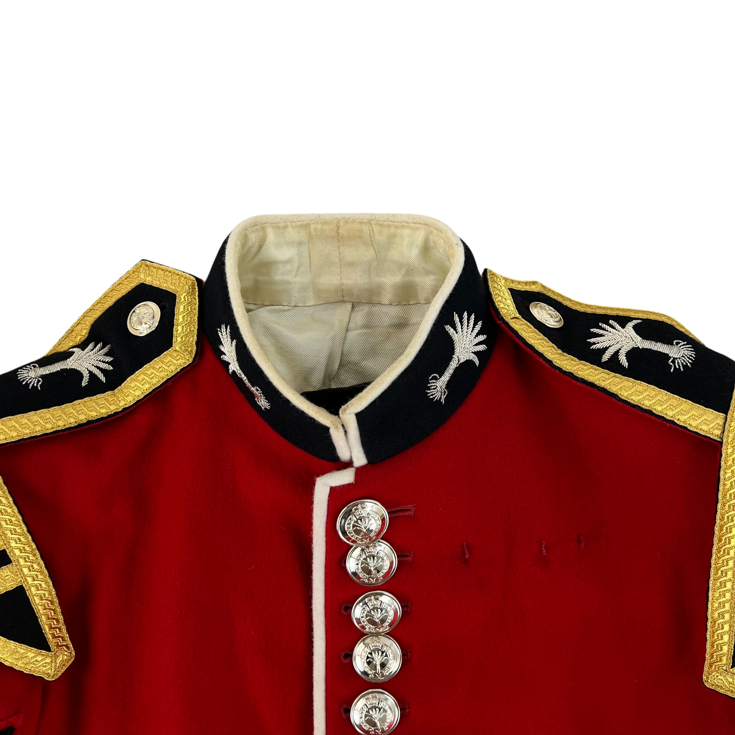 British Army CQMS & Sergeants Bandsman's Tunic Jacket w/ Wings - Welsh Guards - Small