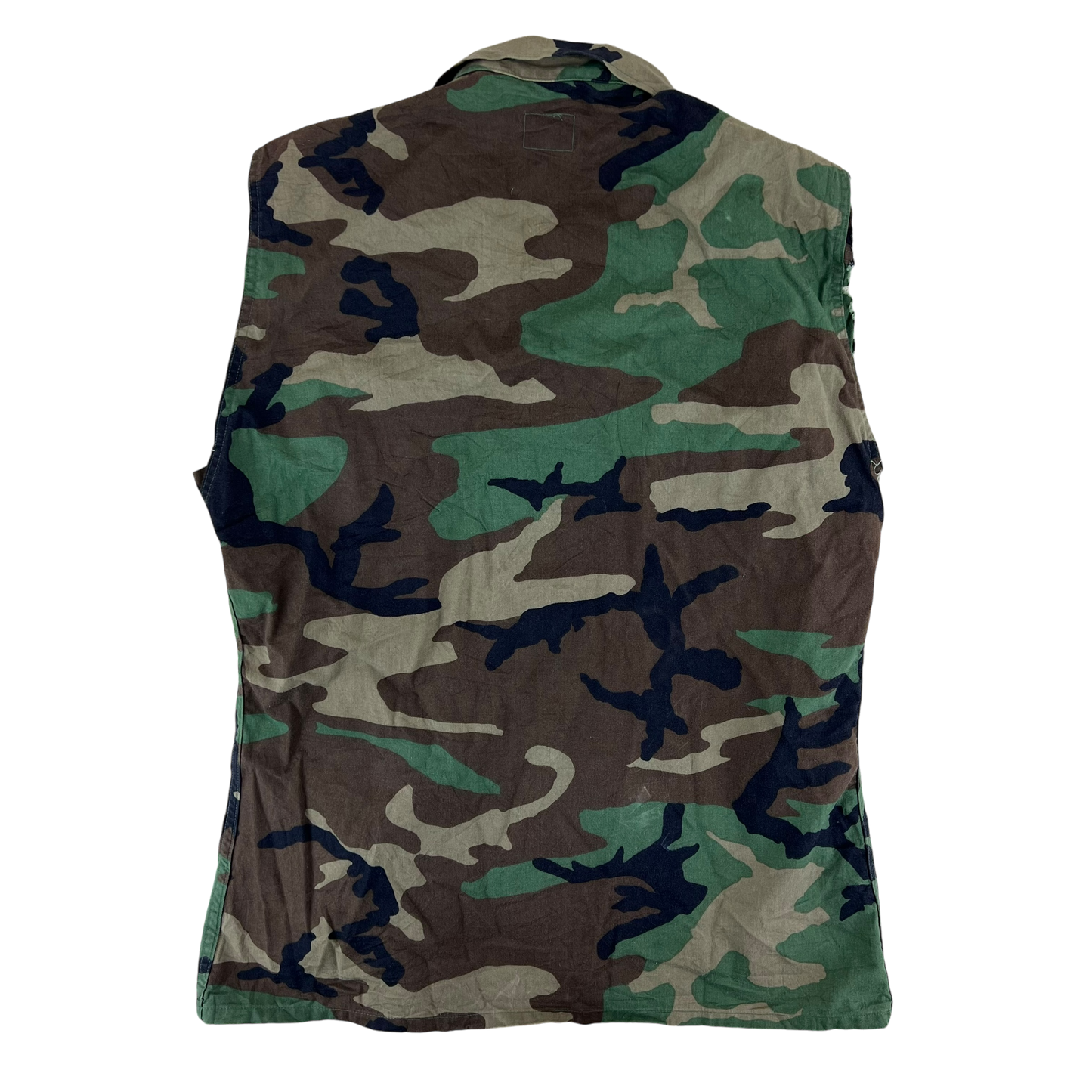 US Army M81 Woodland Camouflage BDU Combat Jacket Vest - Large