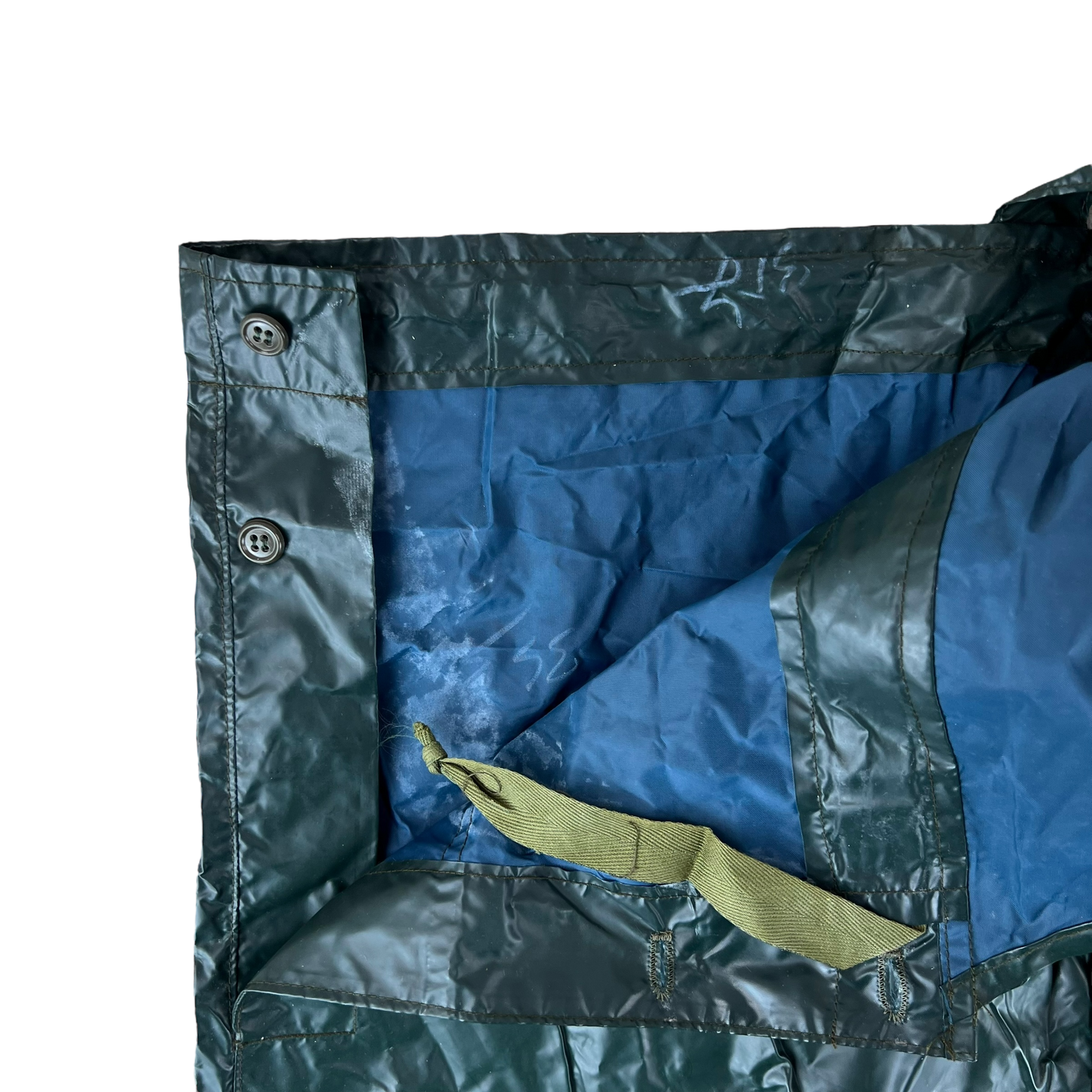 Czechoslovak Army Waterproof Bibbed Overalls - W50 L30