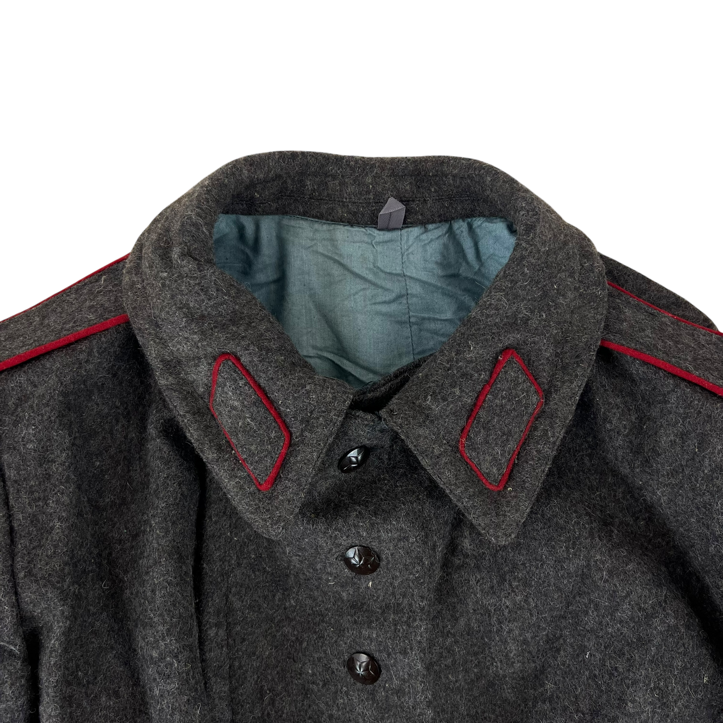 Bulgarian People's Army 50s Grey Wool Greatcoat - Large