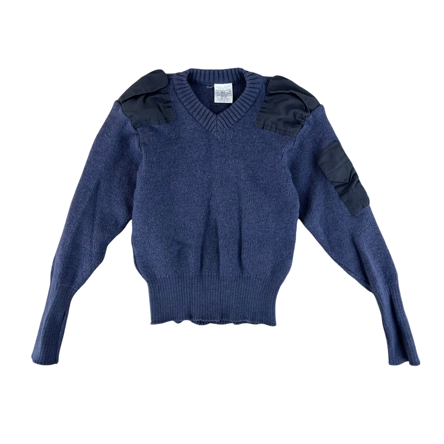 British RAF Wool V Neck Pullover Jersey Jumper - Small 82cm