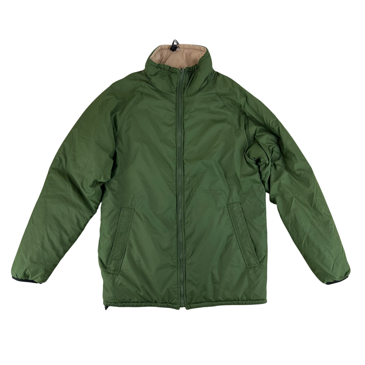 British Army Reversible Thermal Olive Green / Tan Quilted Jacket - Medium