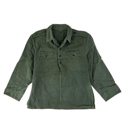 Bulgarian People's Army Olive Green Cossack Shirt - Medium