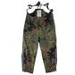 German Army Flecktarn Camo Waterproof Overalls / Overtrousers - W44 L29