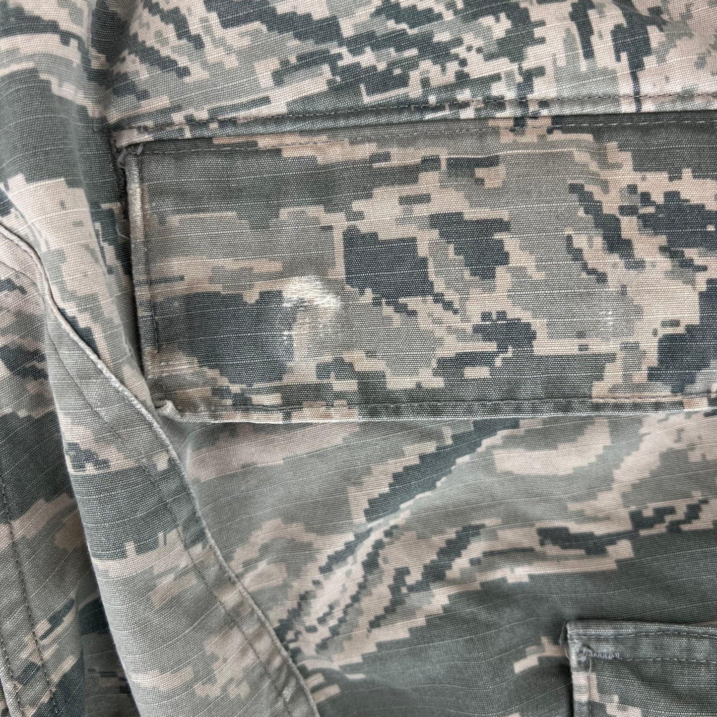 US Air Force Digital Tiger Stripe DTS Pixel Camouflage BDU Combat Trousers - W28 L31