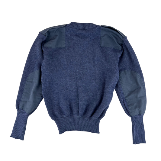 British RAF Wool V Neck Pullover Jersey Jumper - Medium 94cm