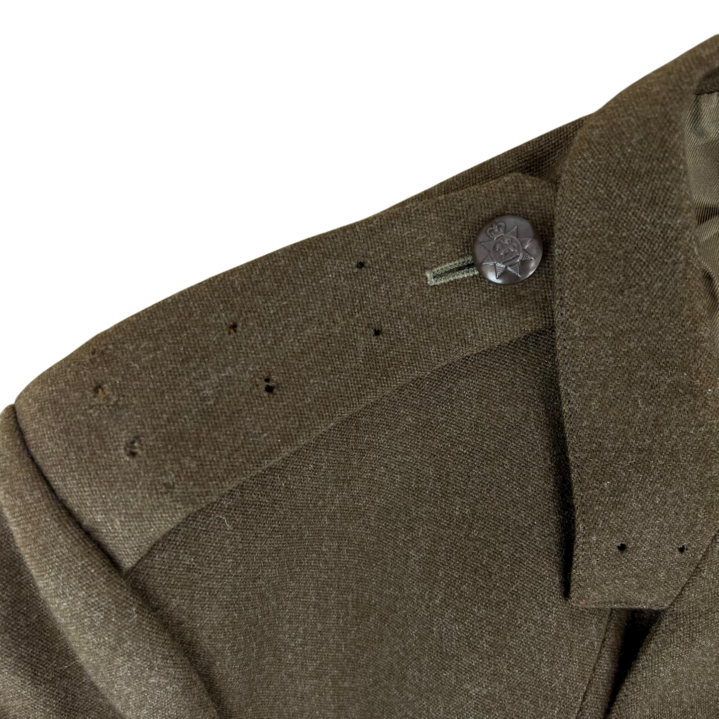 British Army Old Pattern No. 2 Olive Brown Dress Jacket - PWRR - Large
