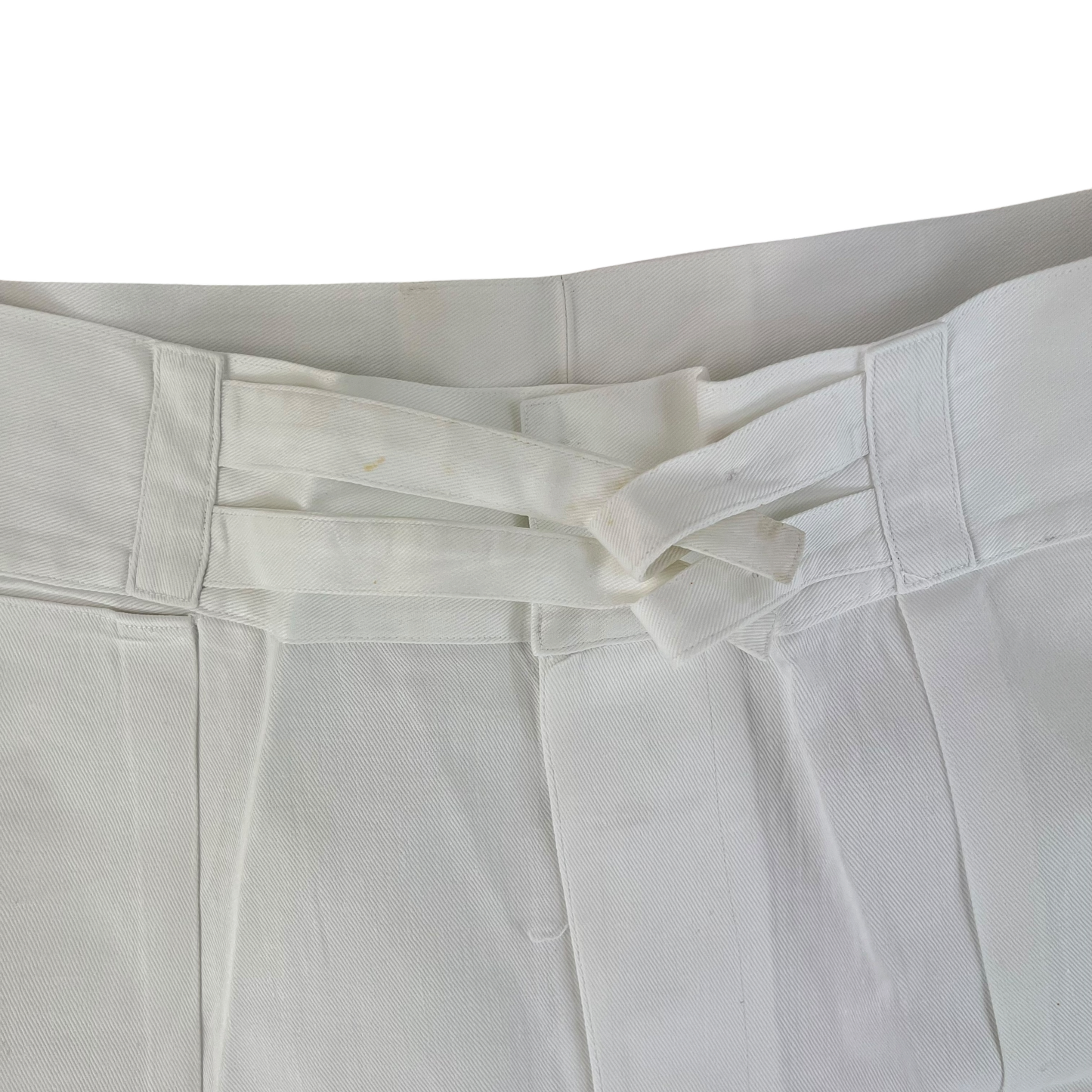 British Merchant Navy 50s Tropical White Shorts - W40