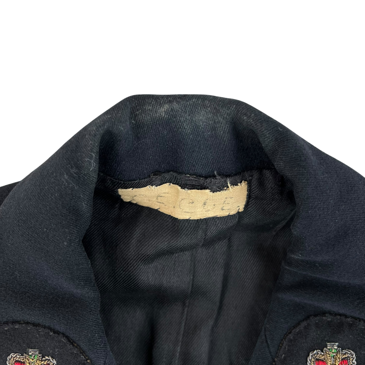 British Royal Naval Reserves 50s Black Dress Uniform - Jacket & Trousers w/ Ephemera - Medium