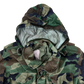 US Army M81 Woodland Camo M65 Cold Weather Field Coat - Medium / Small
