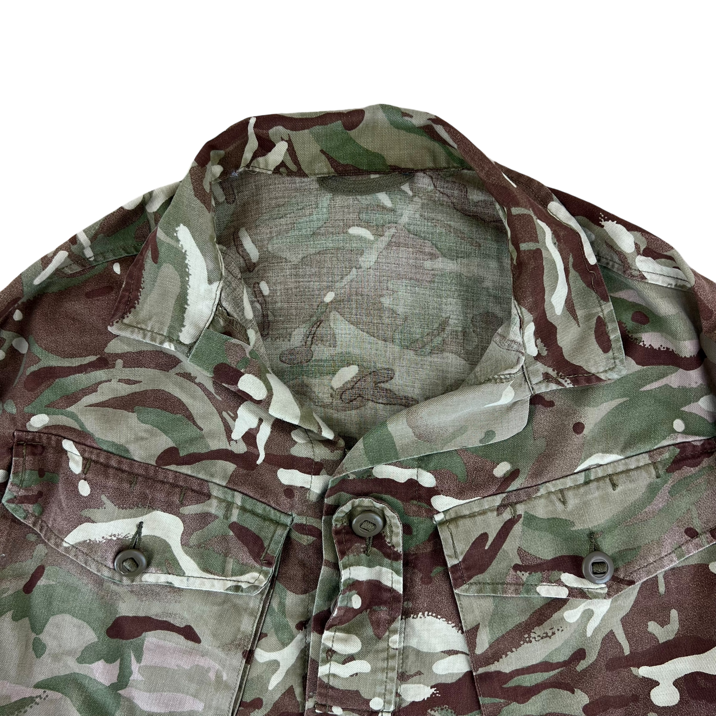 British Army MTP Camouflage Barracks Shirt w/ Patches - 180/104