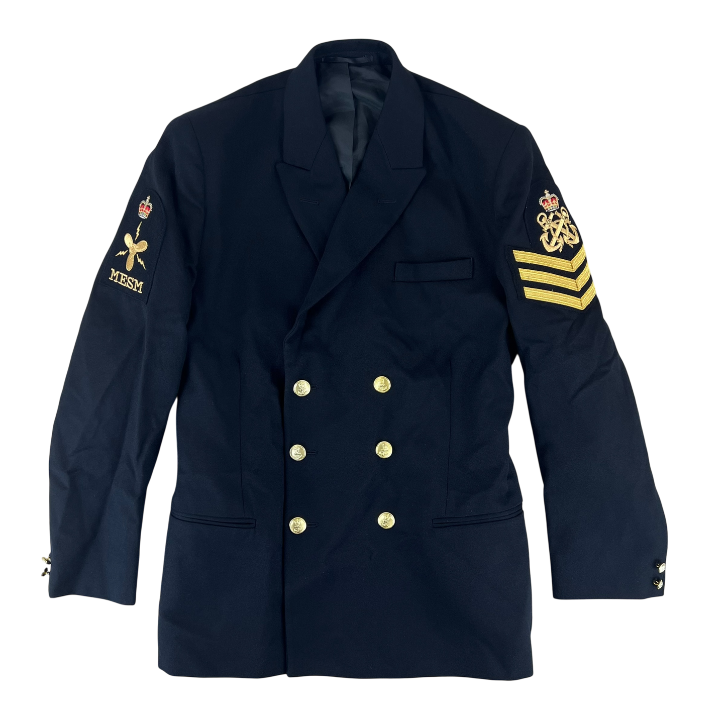 British Royal Navy Officer's No 1B Class 1 Dress Jacket - Large