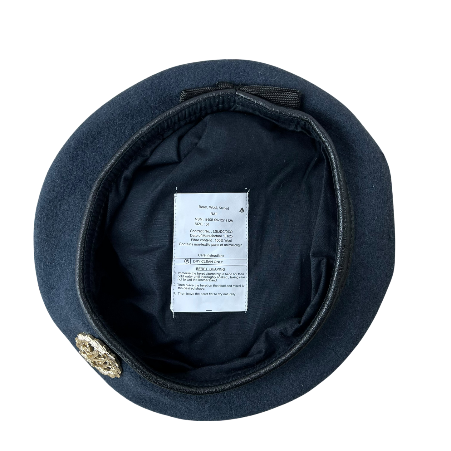 British RAF Beret w/ Badge - X Small 54cm