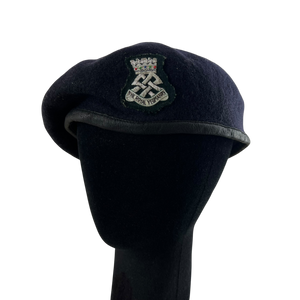 British Army Beret w/ Patch - Royal Yeomanry - Medium 58cm