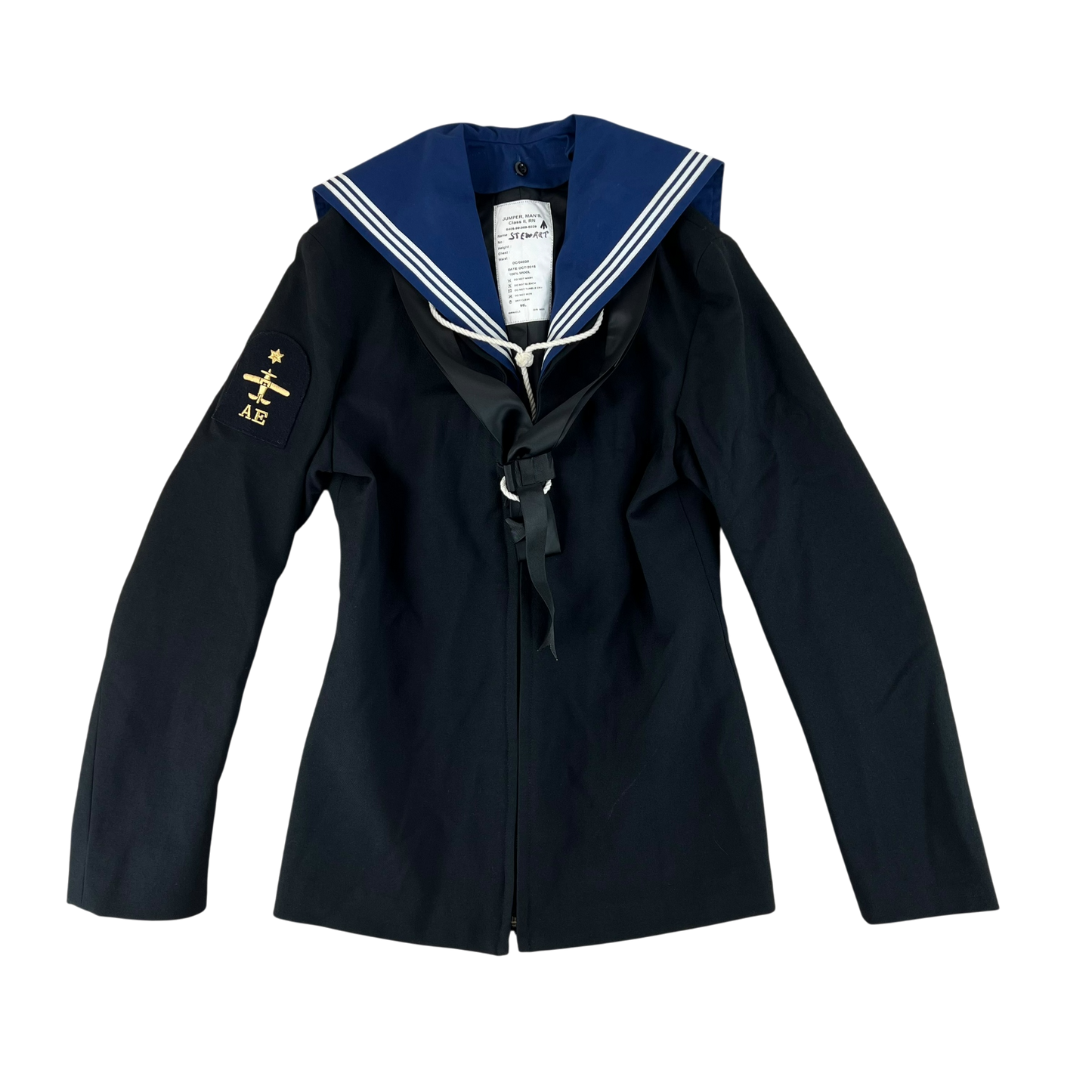 British Royal Navy Class II Jumper Sailor's Top - Medium 96L