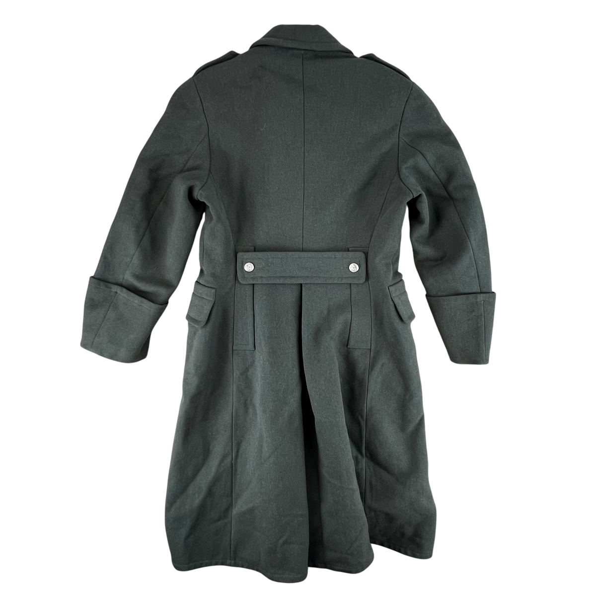 Austrian Army 80s Grey Wool Greatcoat - Medium