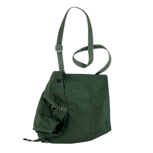 Swedish Army M51 Bag Gas Mask Haversack Olive Green Canvas