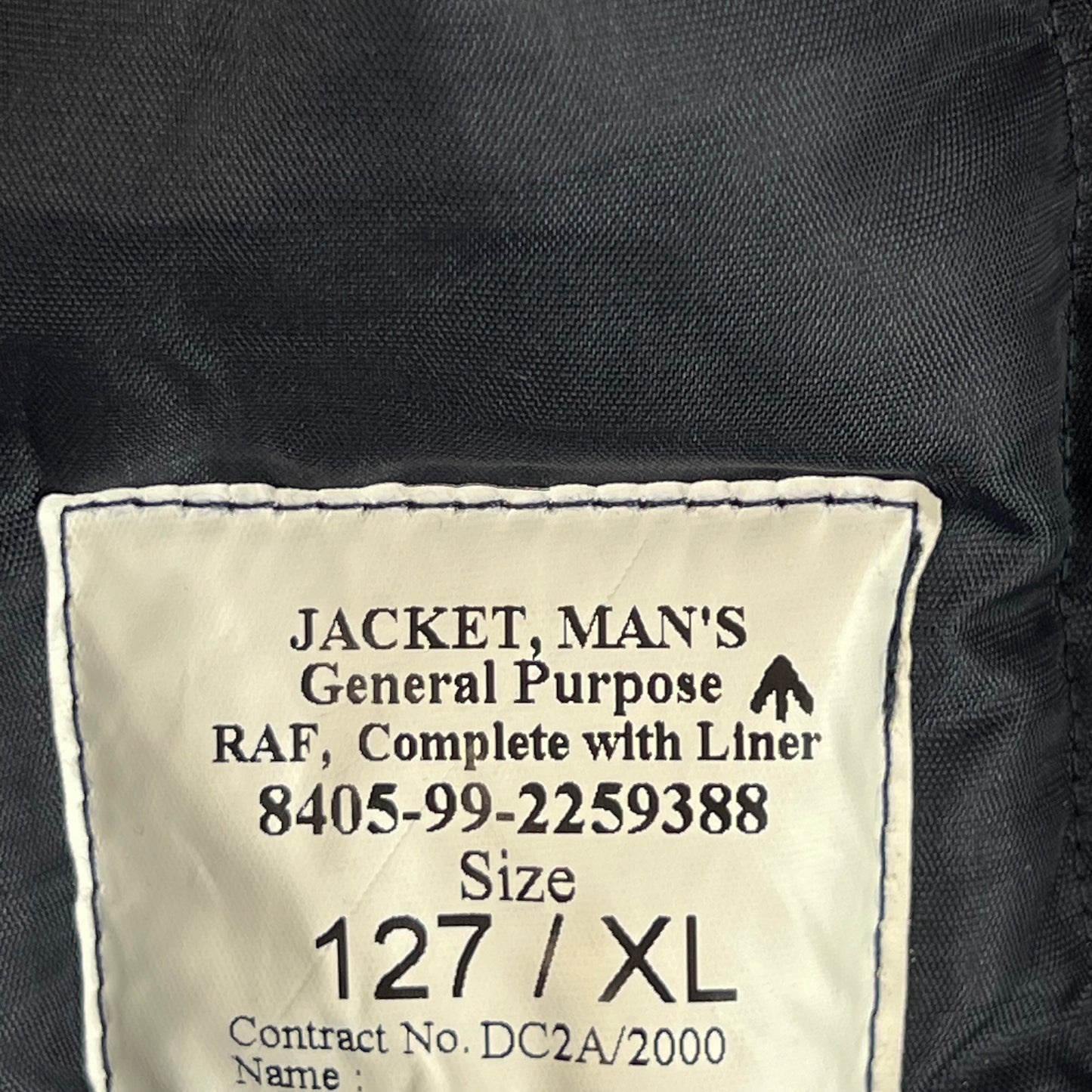 British RAF GP Bomber Jacket w/ Thermal Liner - XX Large 127XL