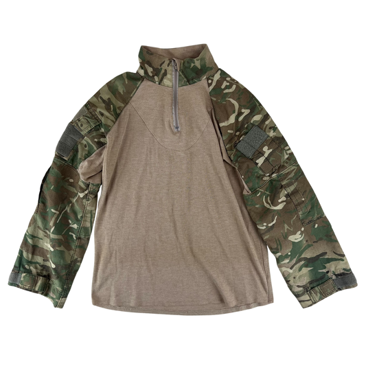 British Army MTP Camouflage Beige Hot Weather FR UBACS Combat Shirt - Medium