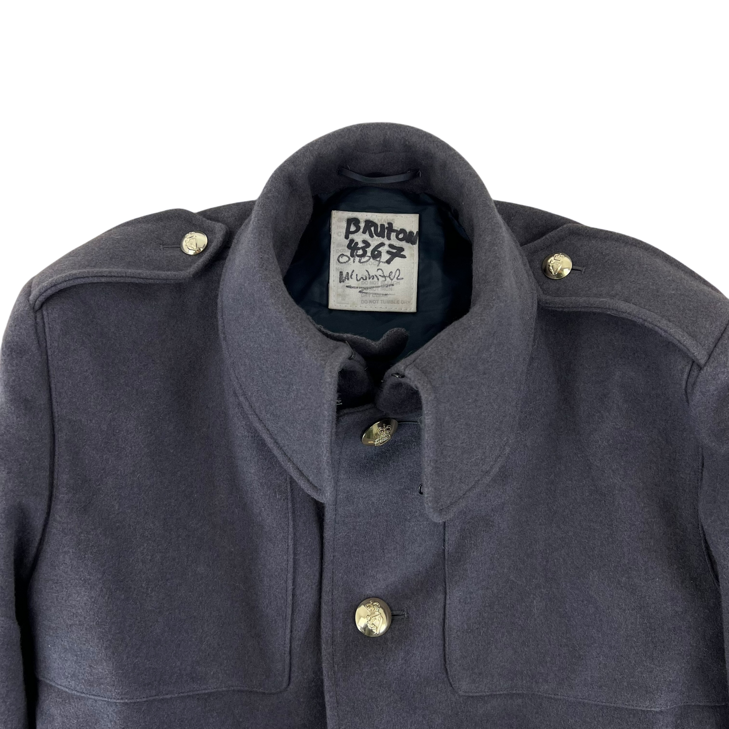 British Army Footguards Wool Greatcoat - Irish Guards - Medium