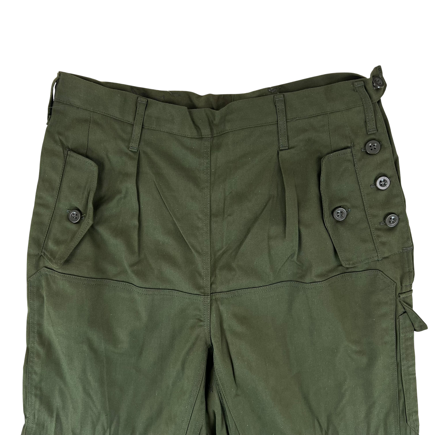 Czechoslovak Army M85 Women's Olive Green Trousers - W31 L30.5