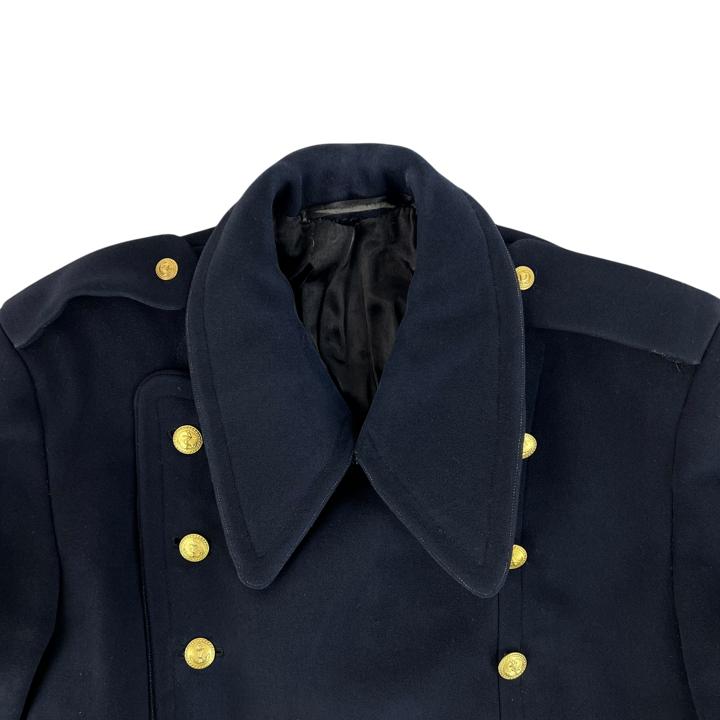 Finnish Navy Officer's M65 Wool Greatcoat - Medium
