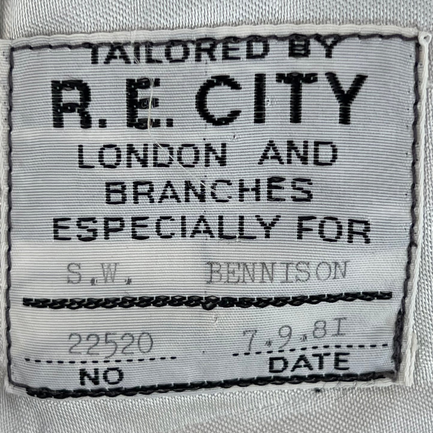 British RAF 80s No. 5 Mess Waistcoat - Small