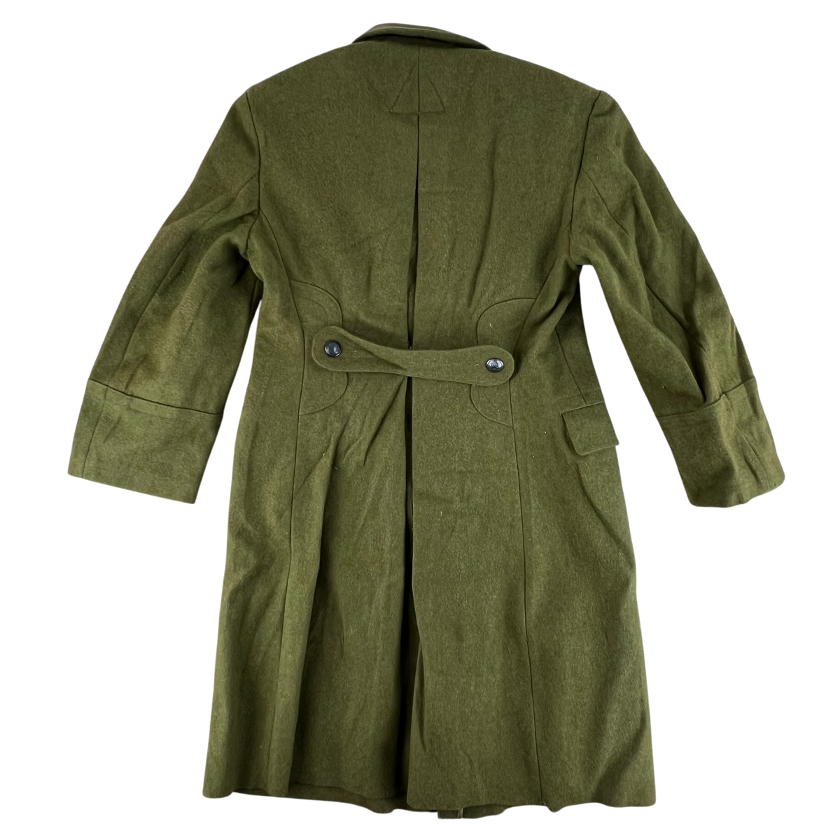 Romanian People's Army 70s Khaki Wool Greatcoat - Medium