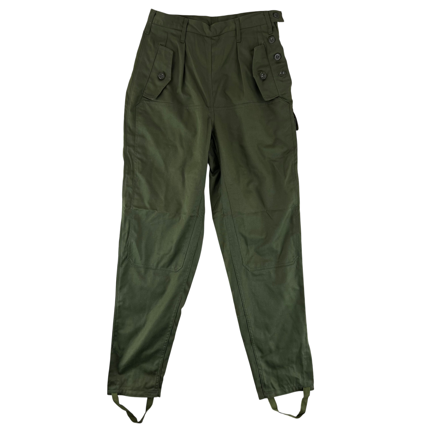 Czechoslovak Army M85 Women's Olive Green Trousers - W28 L30.5