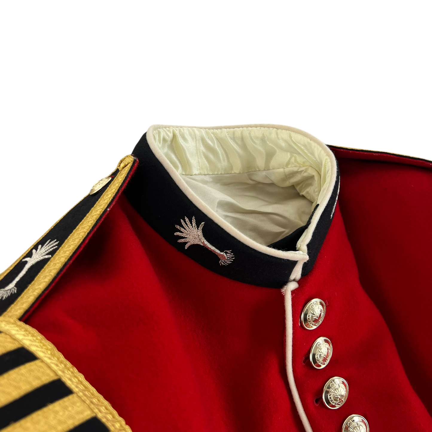 British Army RHQ SGTS Bandsman's Tunic Jacket w/ Wings - Welsh Guards - Large