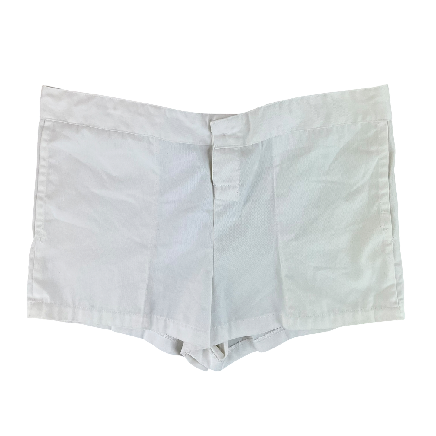 British Royal Navy 90s White Cotton PT Shorts - W34