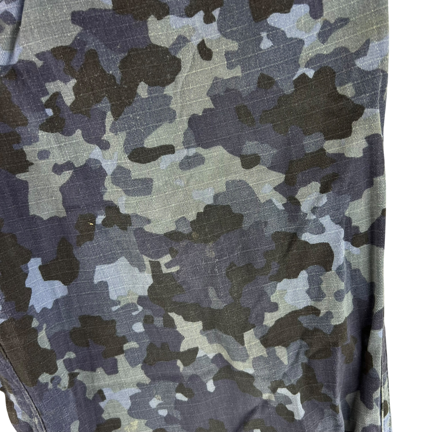 Romanian Navy M2017 Blue Camouflage Ripstop Trousers - W32 L30