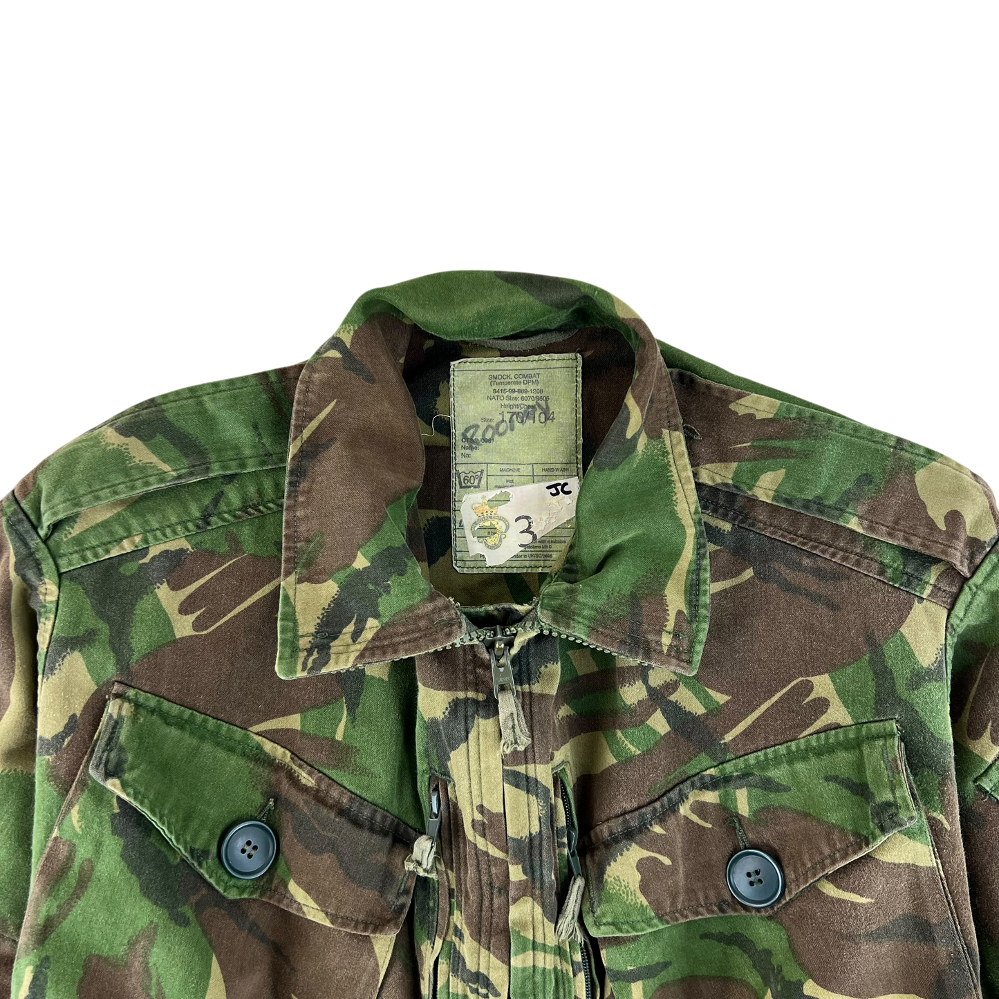 British Army 84 Pattern Woodland DPM Camo Combat Smock - Large 170/104