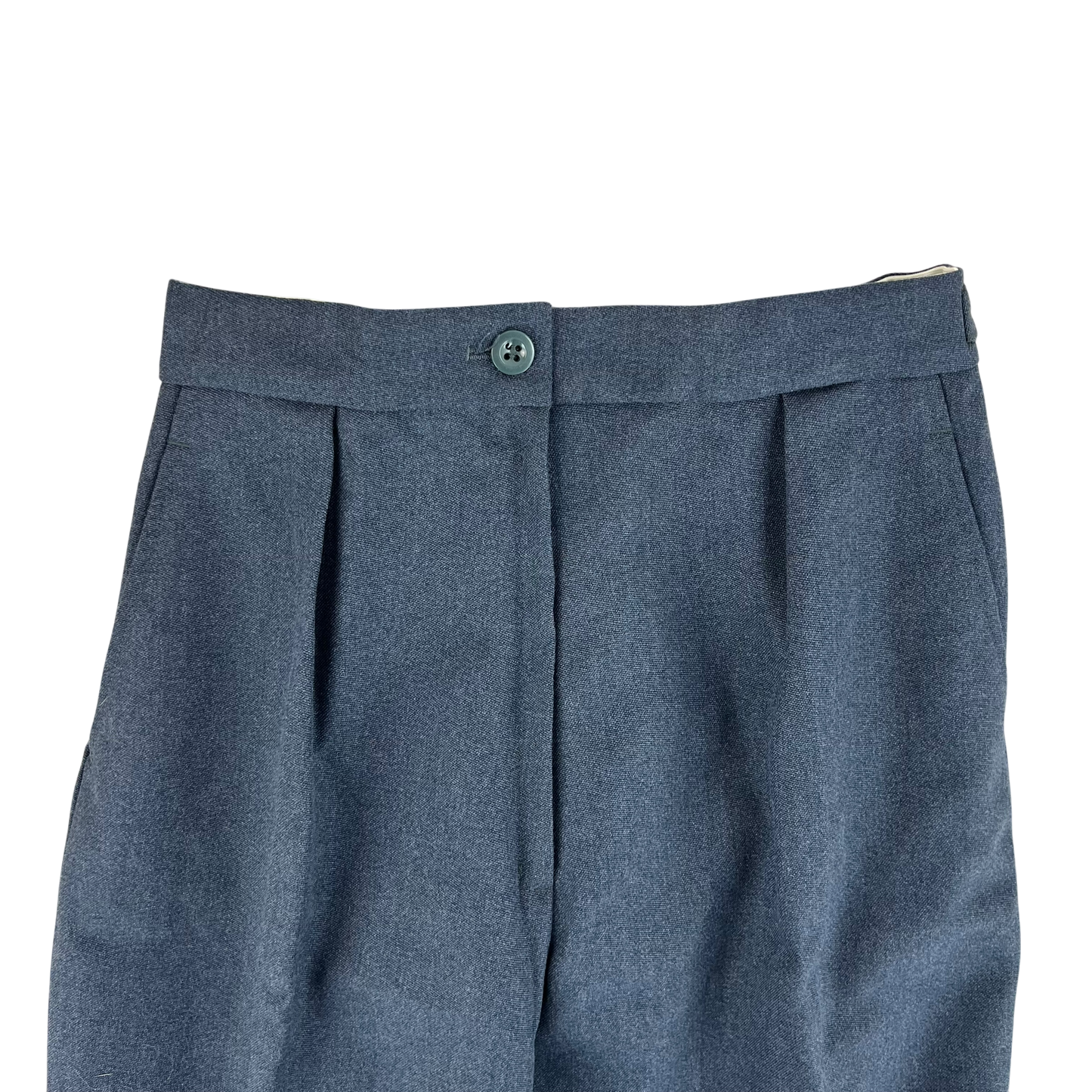 British RAF Women's 72 Pattern Blue-Grey Dress Trousers - W28 L29.5