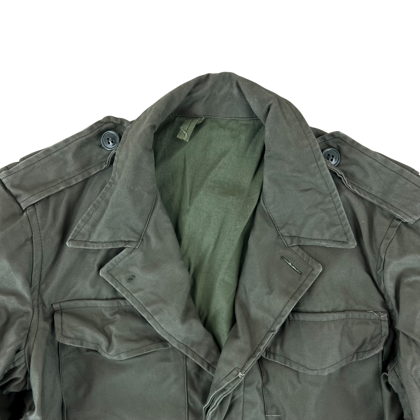 Greek Army M65 Olive Green Jacket - Medium