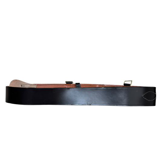 British Army Dark Brown Leather Belt - X Large Size 5