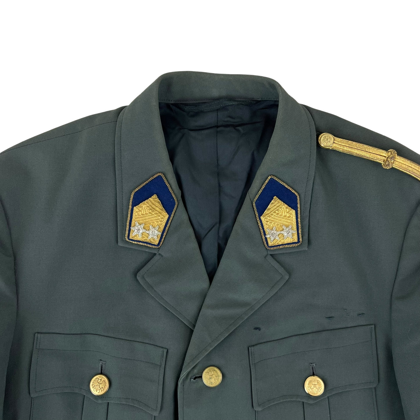 Austrian Army 1970's Grey Dress Jacket - Medium