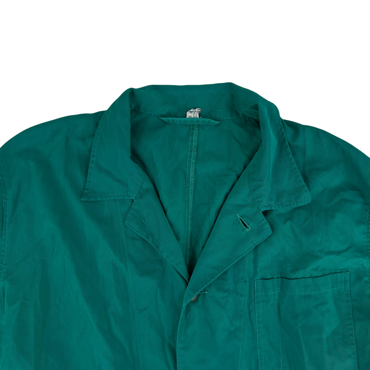 Austrian Army Green Blue Chore Coat - X Large 116-120 III/IV