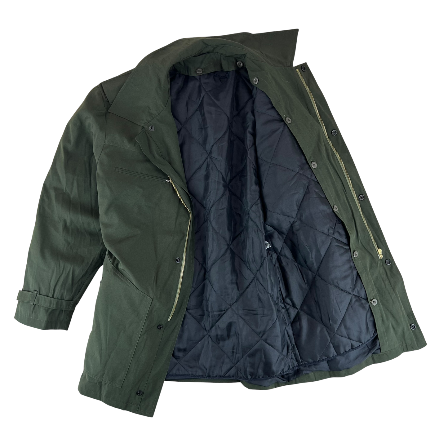 Slovak Army M97 Guard's Coat Olive Drab w/ Liner - Medium