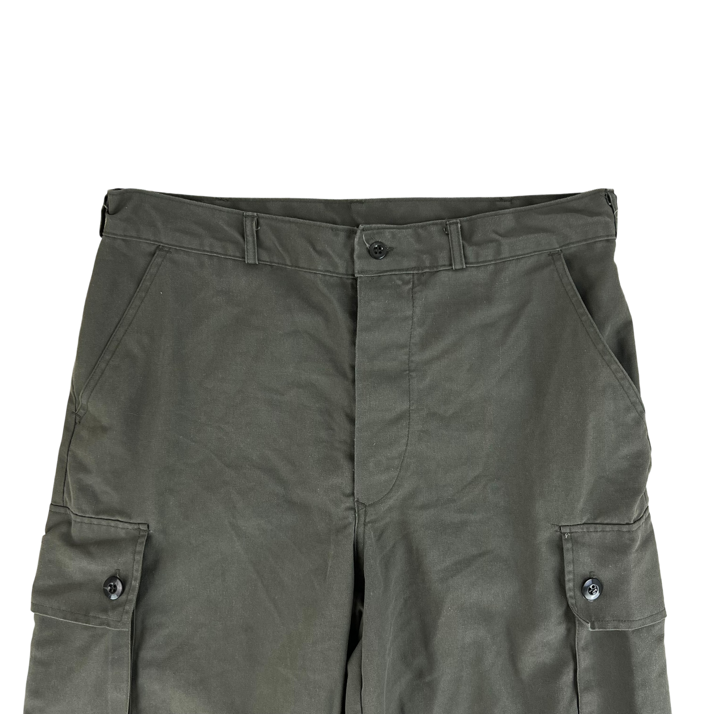 Dutch Air Force 80s Grey Utility Trousers - W34 L33.5