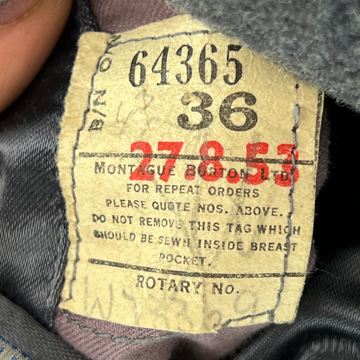 British RAF 50's "Crombie" Wool Greatcoat - Large