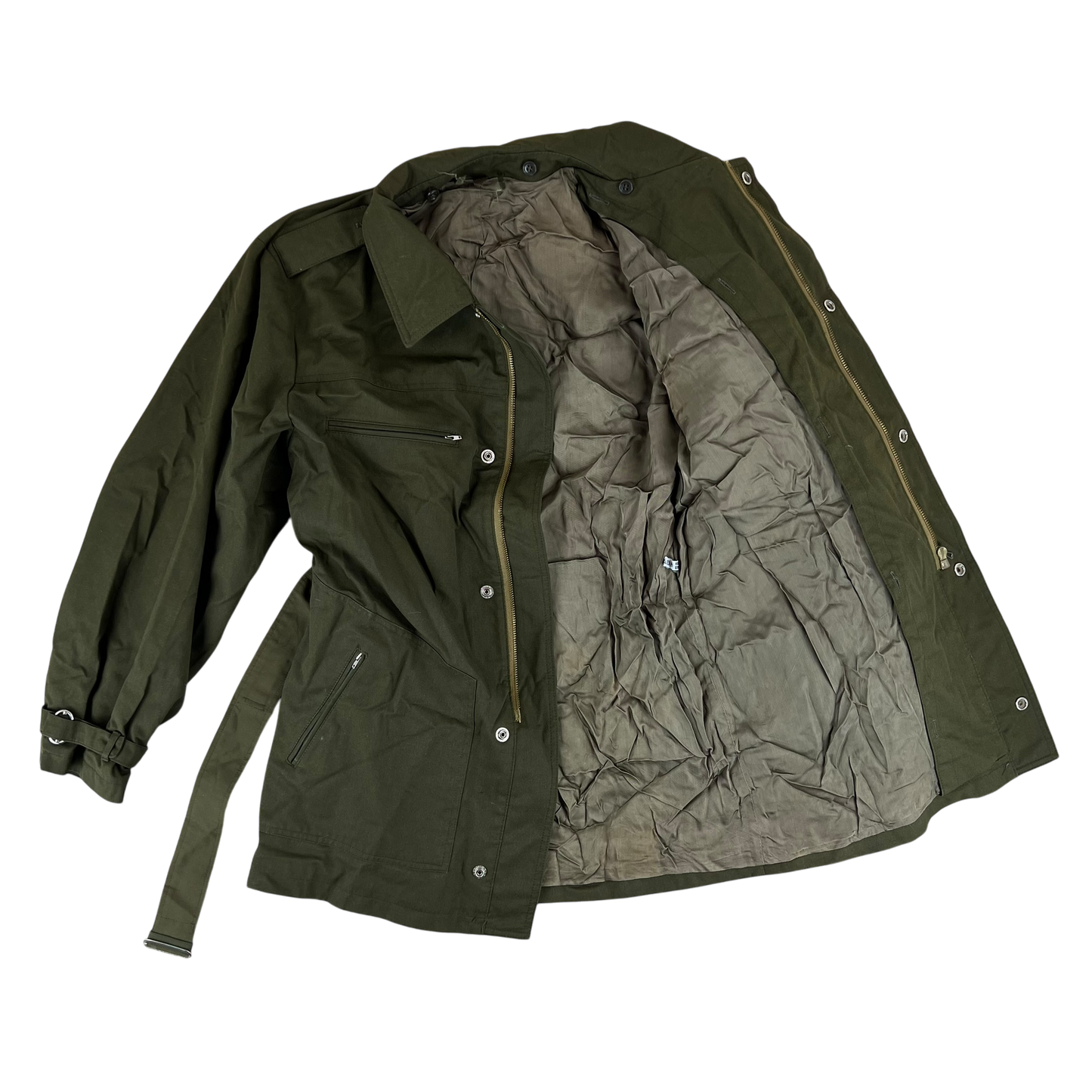 Czechoslovak Army M85 Guard's Coat Olive Green - Medium