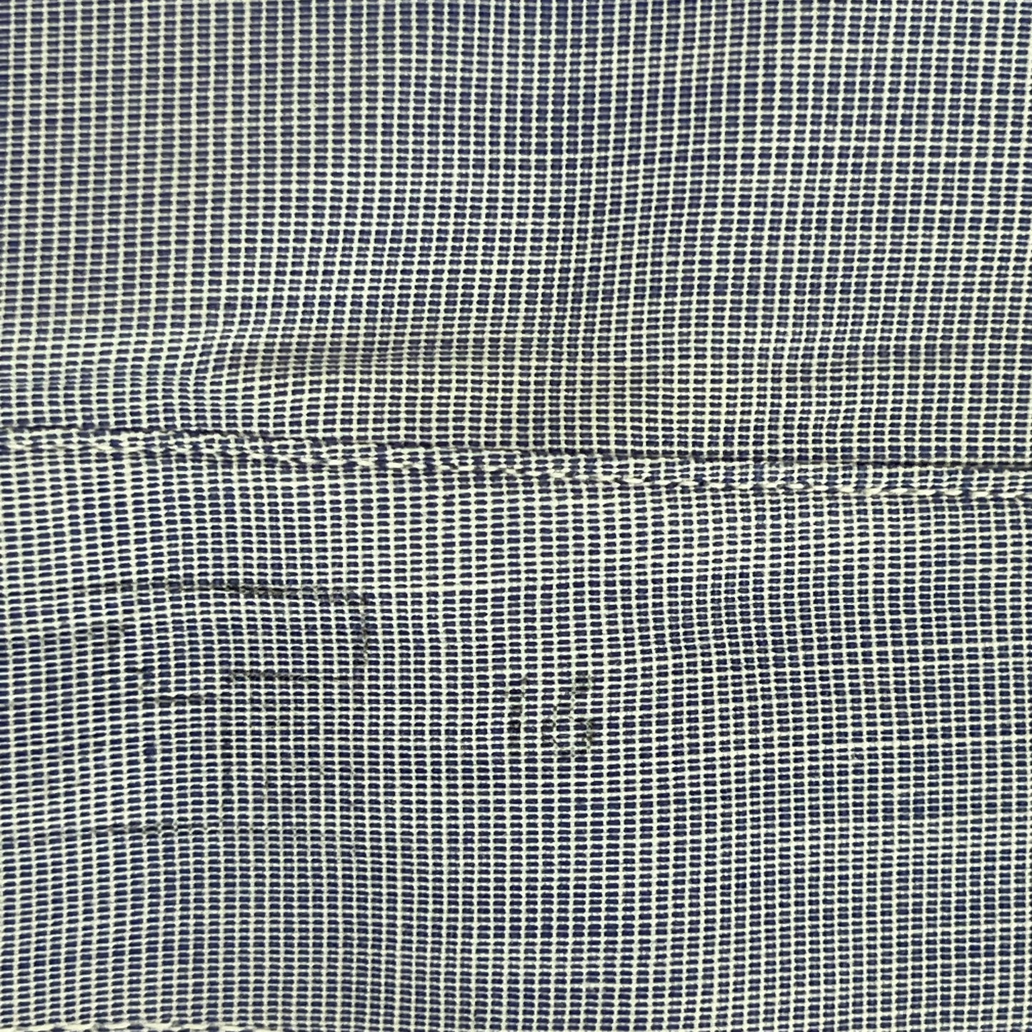 British RAF Vintage Collarless Light Blue No. 2 Long Sleeve Shirt - Medium