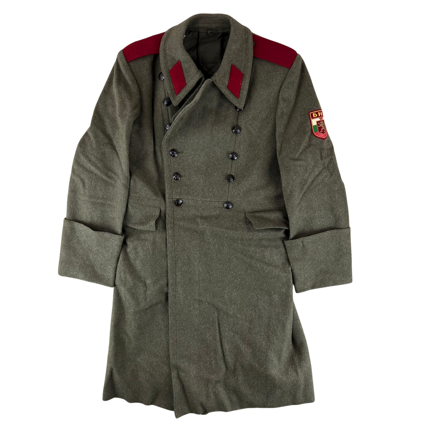Bulgarian People's Army Khaki Wool Greatcoat - Small