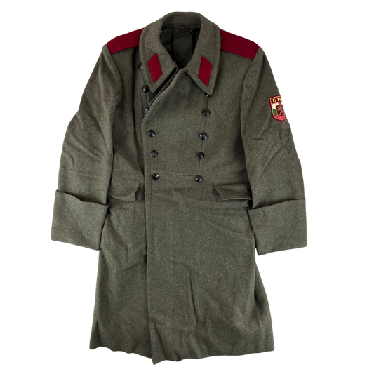 Bulgarian People's Army Khaki Wool Greatcoat - Small