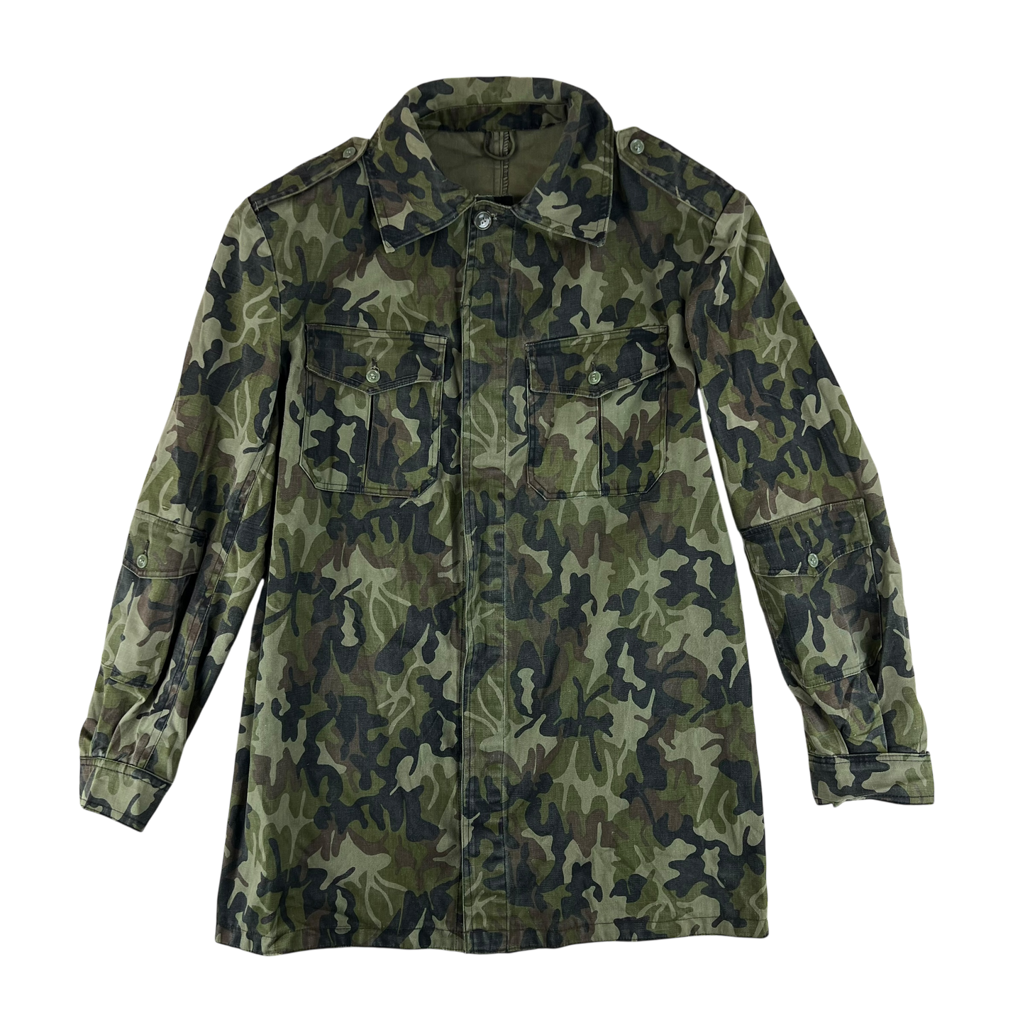Romanian Army M1990 Leaf Camouflage Jacket - Medium